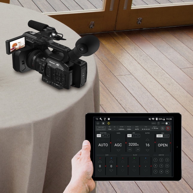 Wireless Control from a Tablet or Smartphone
