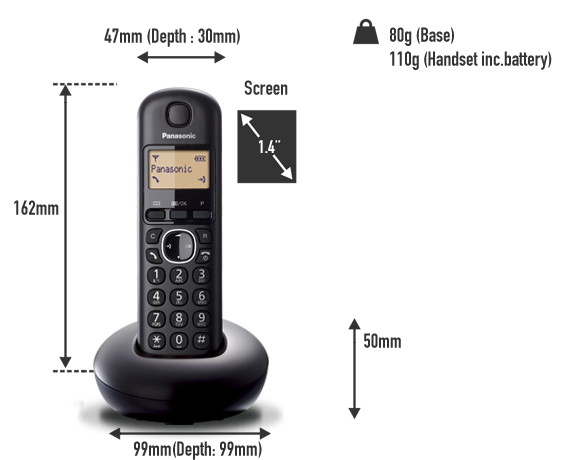 Telephone KX-TGB210E
