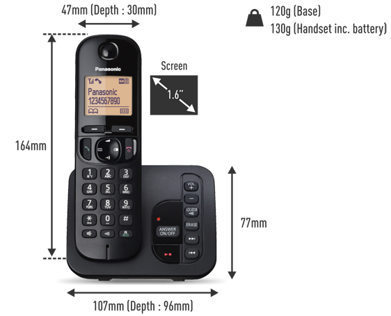 Telephone KX-TGC220E