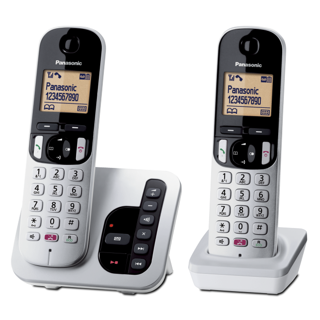Photo of Digital Cordless Phone with Answering Machine KX-TGC262 : S [Silver]