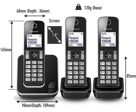 Telephone KX-TGD313E