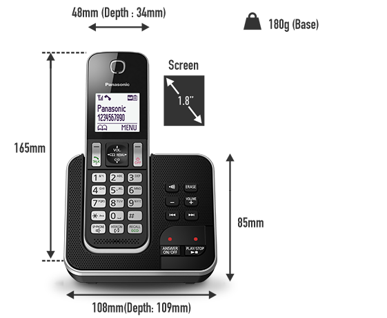 Telephone KX-TGD320E