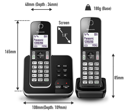 Telephone KX-TGD322E