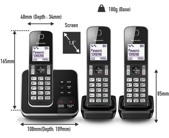 Telephone KX-TGD323E