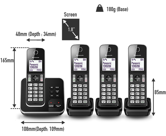 Telephone KX-TGD324E