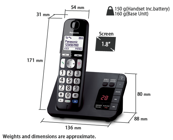 Telephone KX-TGE720EB