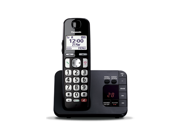 Photo of Digital Cordless Phone with Answering Machine KX-TGE820E