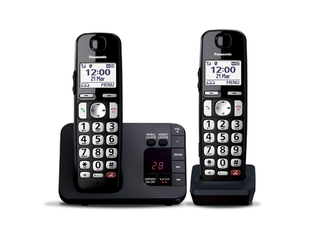 Photo of Digital Cordless Phone with Answering Machine KX-TGE822E