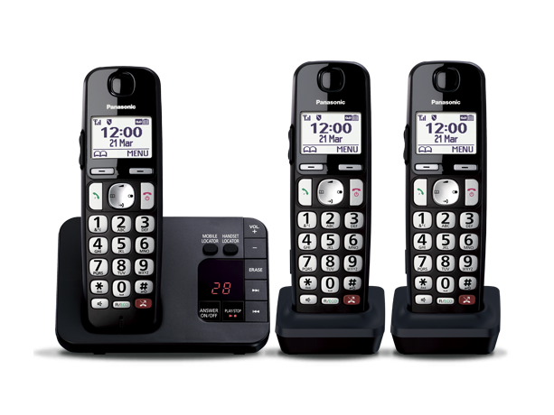 Photo of Digital Cordless Phone with Answering Machine KX-TGE823E