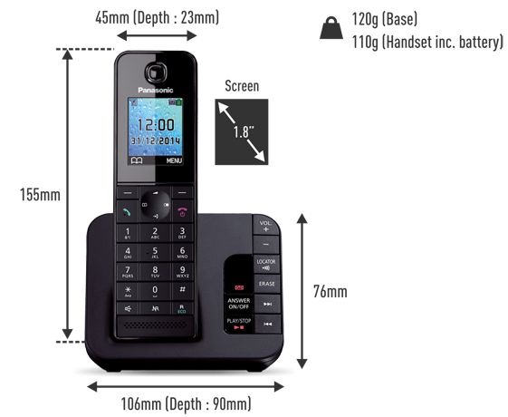 Telephone KX-TGH220E