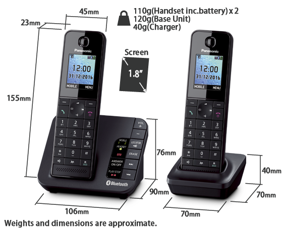 Telephone KX-TGH262E