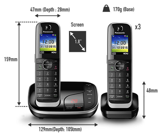Telephone KX-TGJ324E