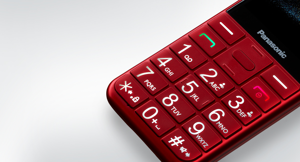 Separated keys with a backlight