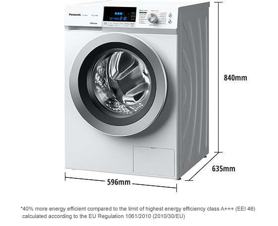 NA-148XR1WGB AutoCare Washing Machine - 8kg, 1400rpm