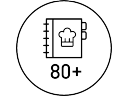 Over 80 Recipes
