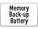 *The memory backup batteries retain the clock settings during power supply interruption.