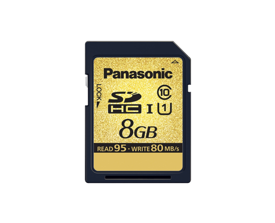 RP-SDA08GE1K SDHC Memory Card