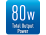 80W