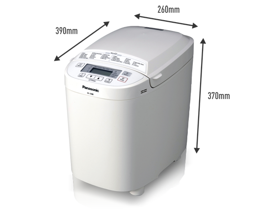 White Compact Breadmaker SD-2500WXC