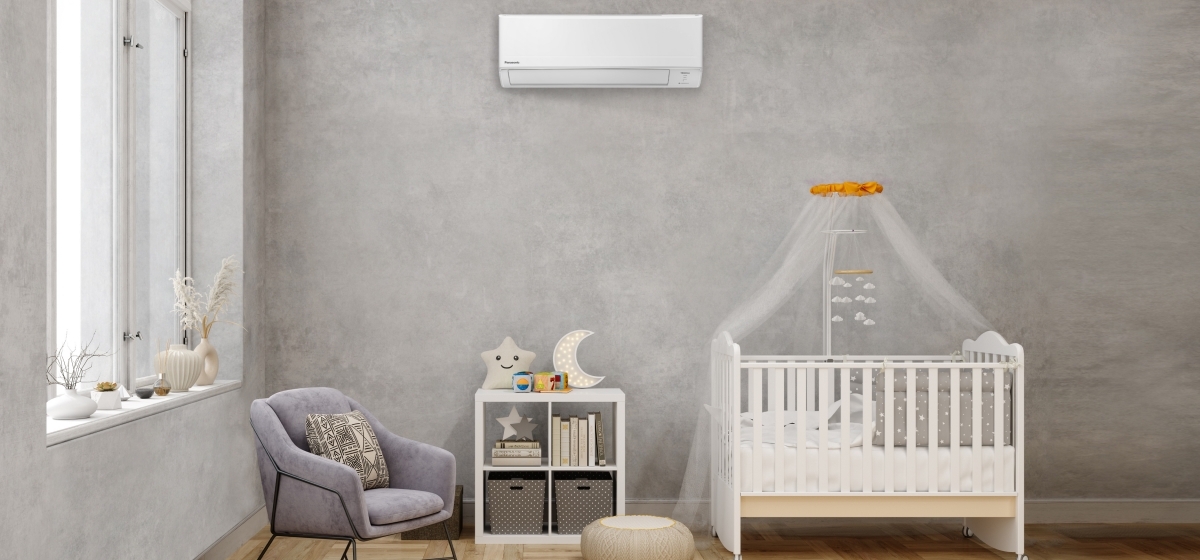 24-Hour Quality Air with Panasonic’s Standard Inverter with Wi-Fi comes with nanoe-G technology and Panasonic Comfort Cloud App