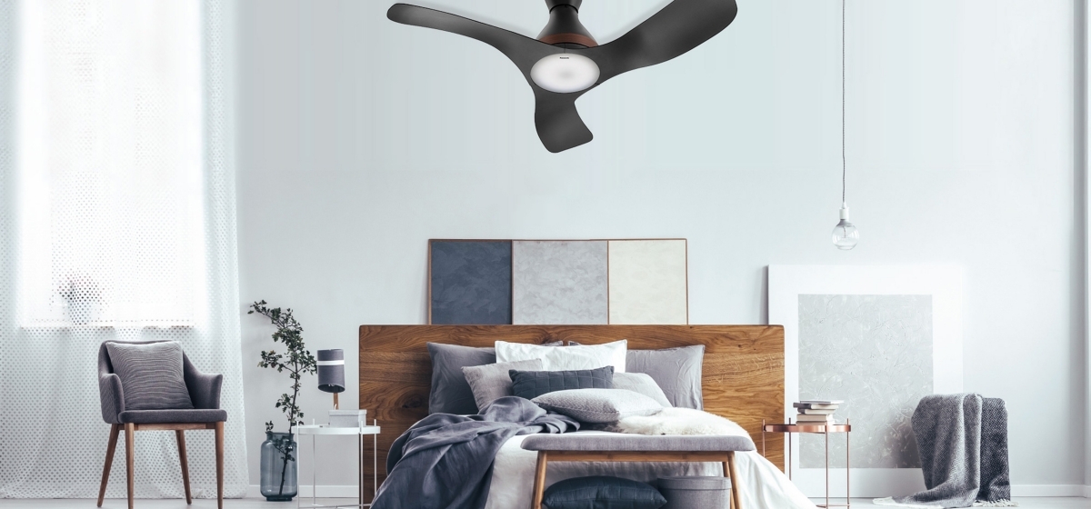 WIFAN Wifi 3-Blade LED Ceiling Fan F-48DGL, an innovation in comfort easily controlled with mobile app