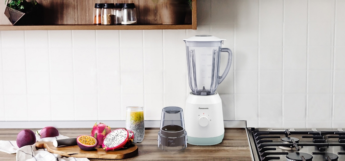 Panasonic’s easy-to-use, functional blender help you have smooth textures and rich flavours smoothie easily