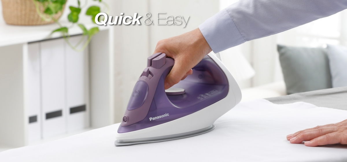 Steam Iron with Powerful Steam for quick and easy wrinkle removal NI-S630VRA