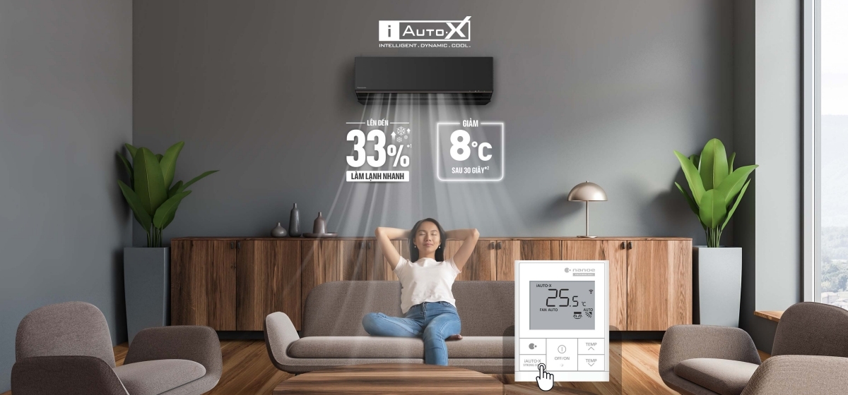 Làm mát nhanh hơn lên đến 33% với iAUTO-X