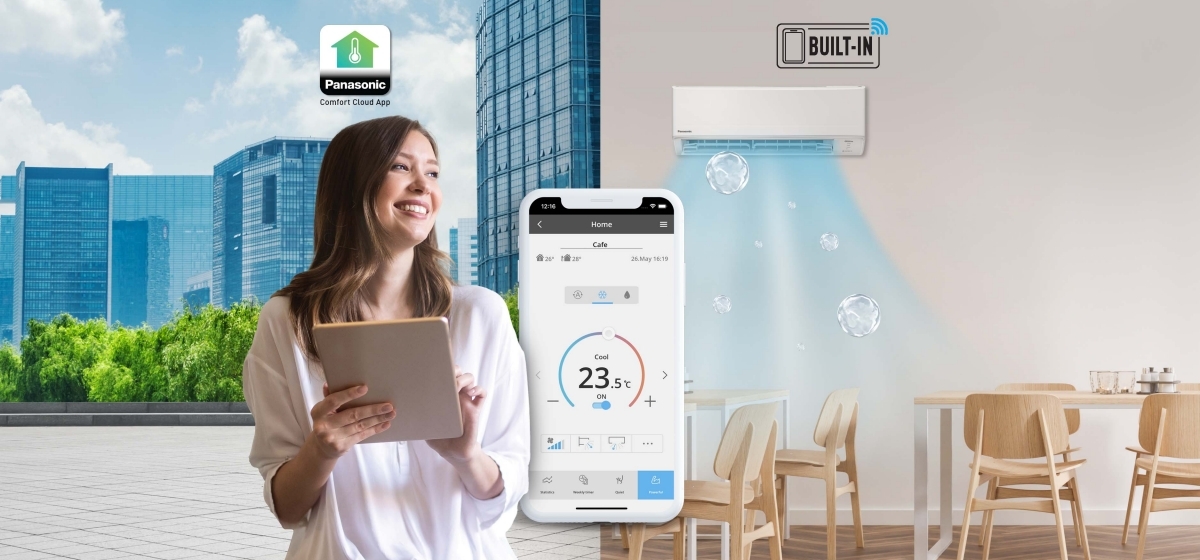 Kết nối và điều khiển điều hòa không khí mọi lúc mọi nơi