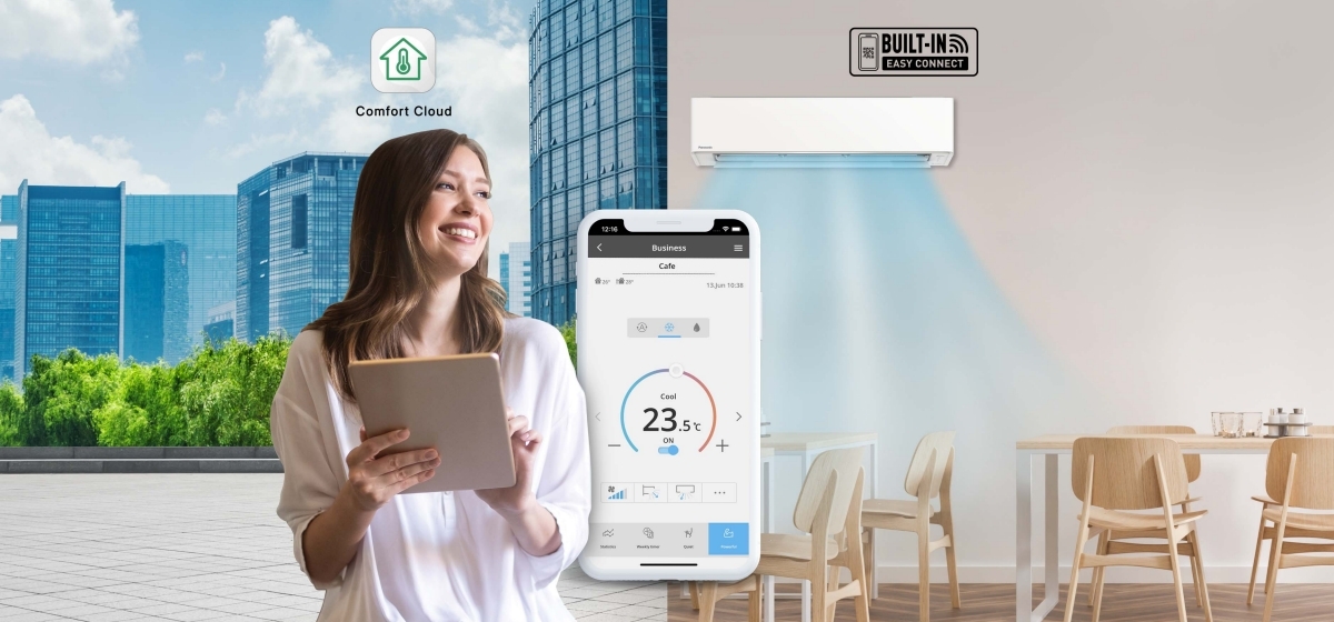 Kết nối và điều khiển điều hòa không khí mọi lúc mọi nơi