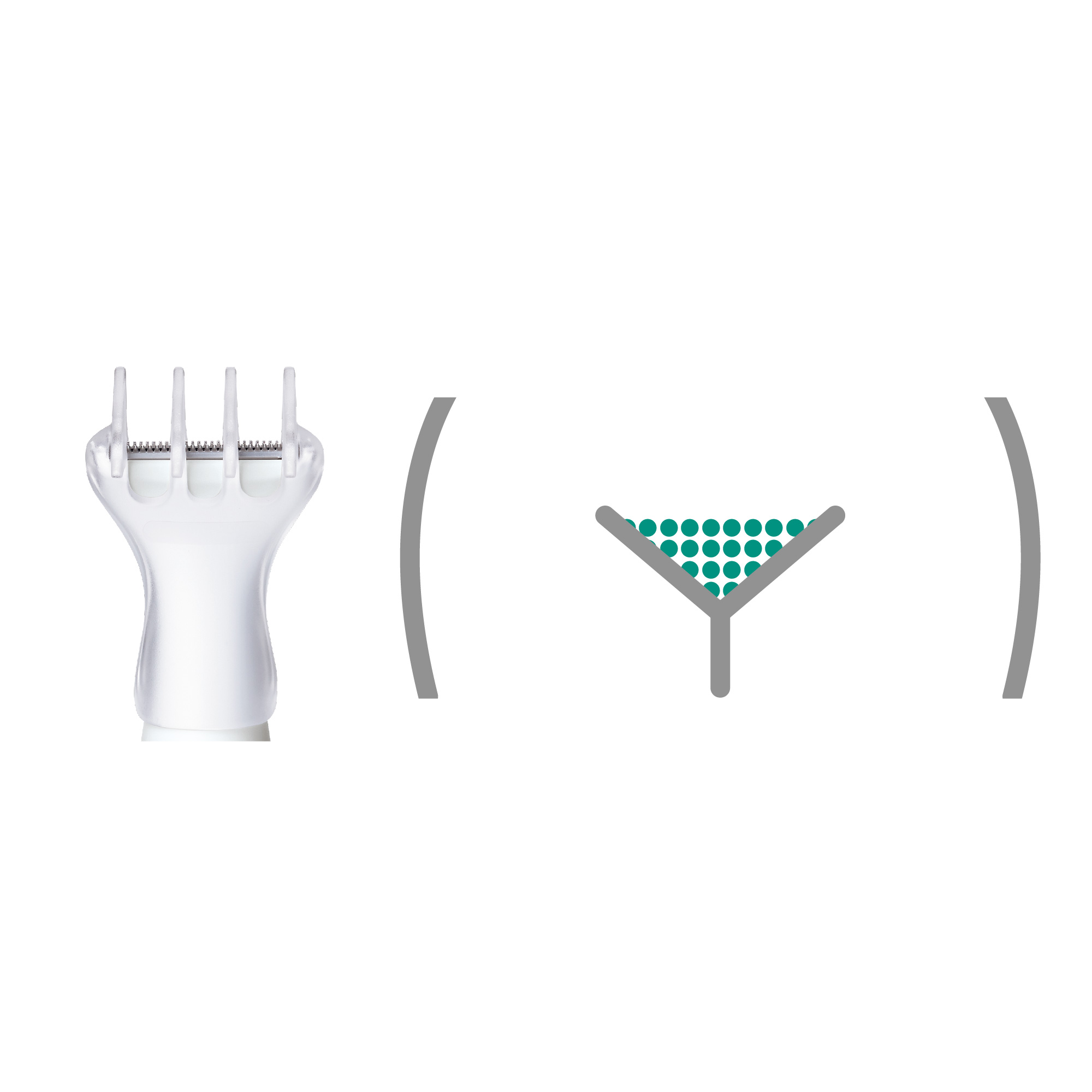 Đầu dao tỉa kèm phụ kiện lược bikini