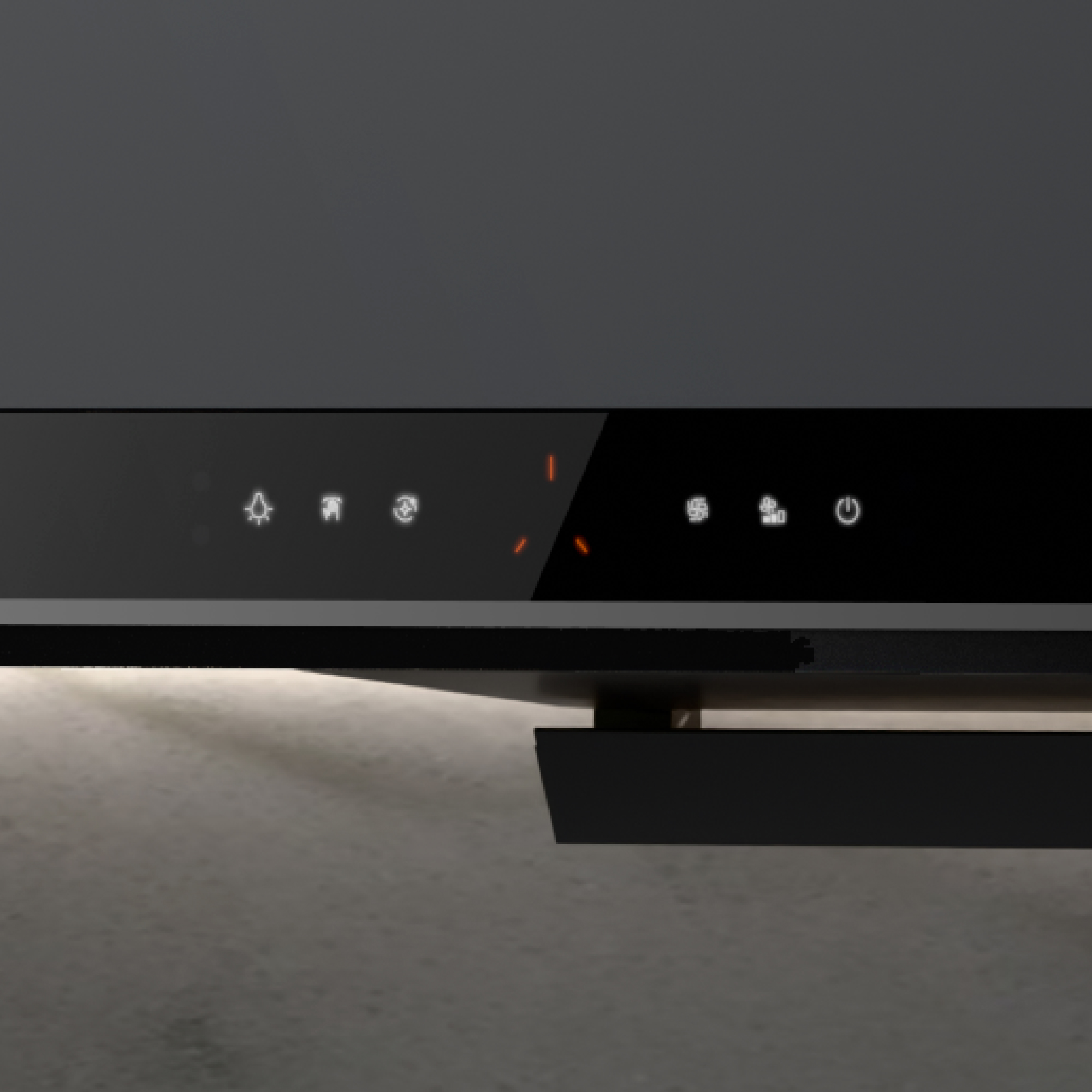 Bề mặt kính liền mạch