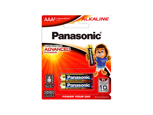 Hình ảnh của Pin Panasonic ALKALINE LR03T/2B-V 2 viên (cỡ AAA) sản phẩm