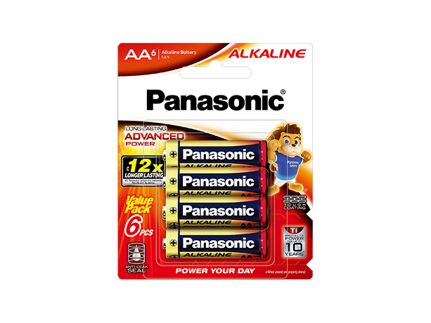 Hình ảnh của Pin ALKALINE Panasonic LR6T 6 viên (cỡ AA) sản phẩm