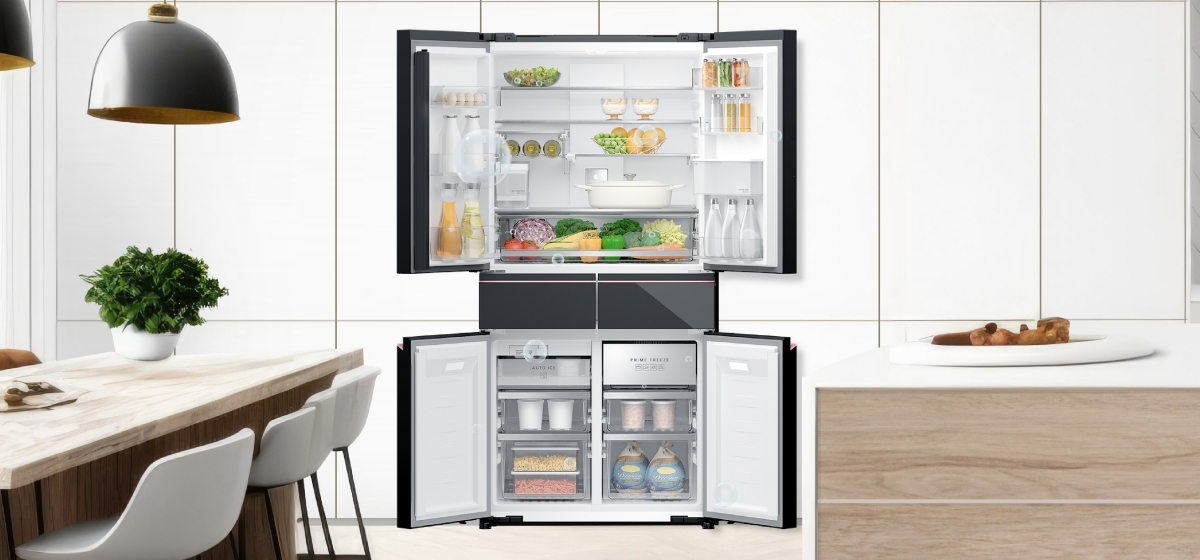 Tủ lạnh tích hợp công nghệ tiên phong mang đến bữa ăn lành mạnh, bảo vệ sức khỏe