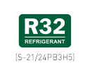 Môi chất lạnh R32 (S-21/24PB3H5)