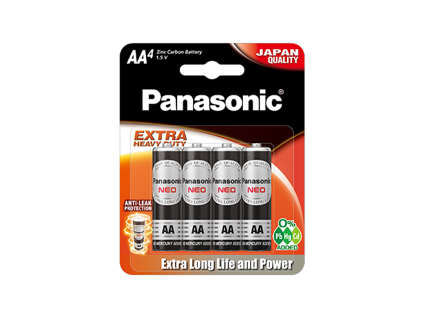 Hình ảnh của Pin kẽm cacbon Panasonic R6NT/4B-V 4 viên (cỡ AA) sản phẩm