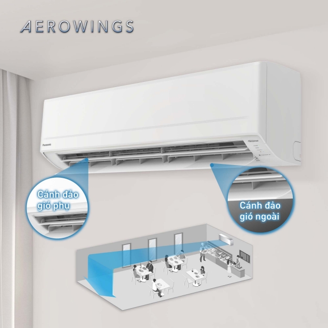 Làm lạnh nhanh hơn, thổi gió xa hơn