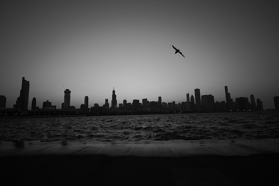 Fotografia monocromatica a Chicago