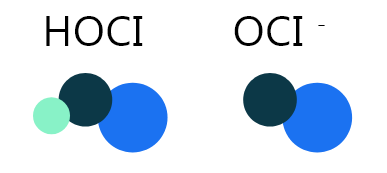 An illustration depicting the electrolysis of saline water An illustration depicting the electrolysis of saline water