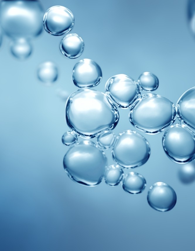 An image of water bubbles An image of water bubbles