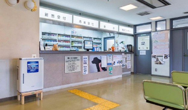 ziaino® installed in the hospital waiting room