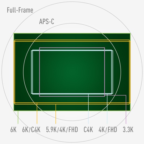 LUMIX S5II image area of video