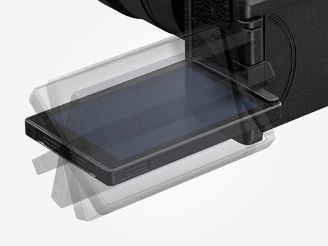 1840k-dot free-angle monitor