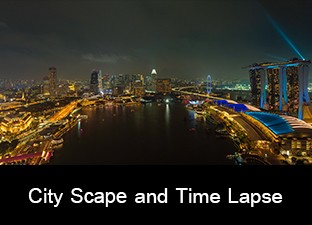 City Scape and Time Lapse