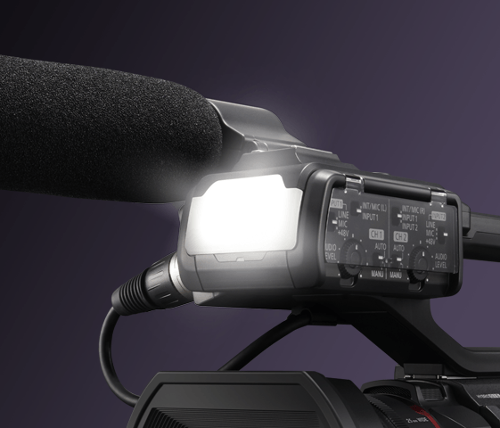 Luz de vídeo LED integrada