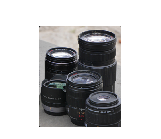 Large gamme d'optiques 