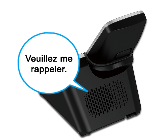 Facile à entendre
Son du répondeur