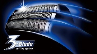 Sistema di rasatura a 3 lame
