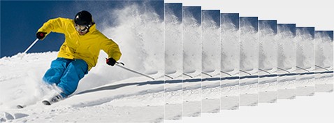 10 fps Burst Shooting with 20.4MP Full Resolution